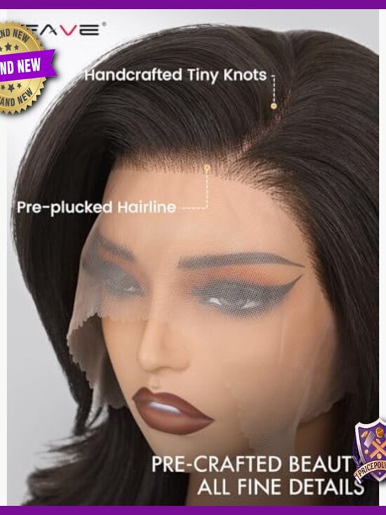 18 Inch Layered HD Lace Front Wig Butterfly Cut Synthetic Heat Resistant